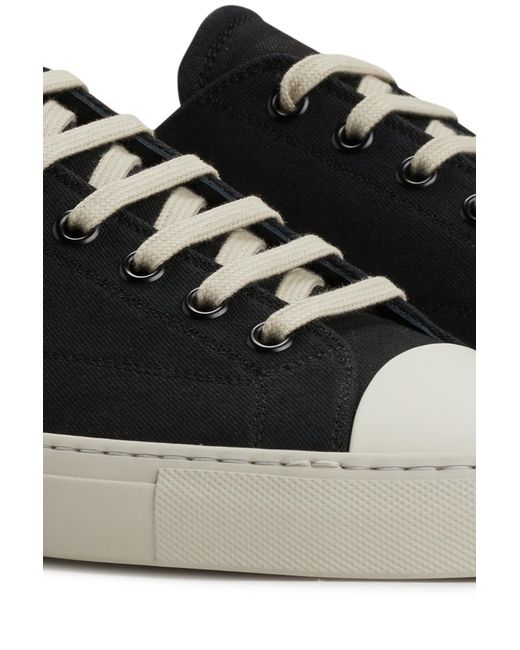 Common Projects Tournament Low In Canvas Sneakers in Black for Men 