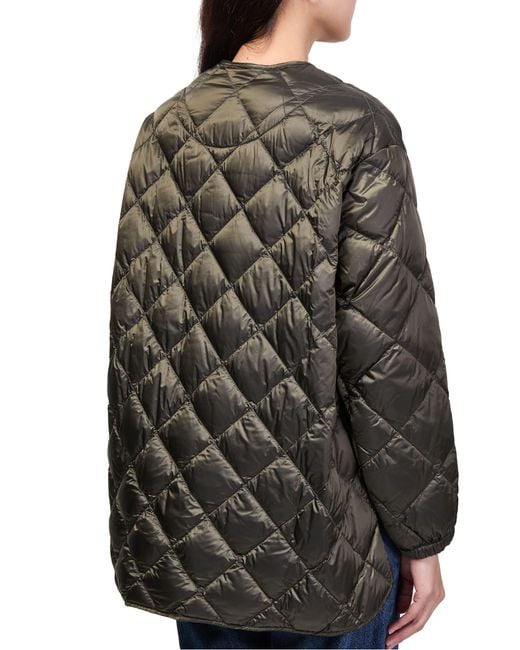 Max Mara Green Buttoned Puffer Jacket