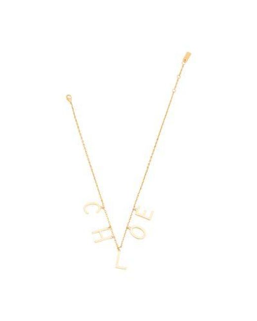 Collier Chloé Chloé en coloris Metallic