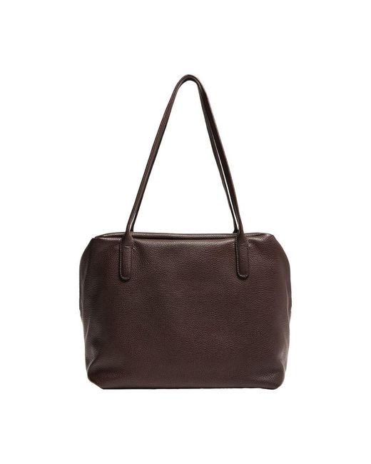 トートバッグ The Row Henri Bag Brown In Grained Leather Henri Bag Brown in Leather – The Row