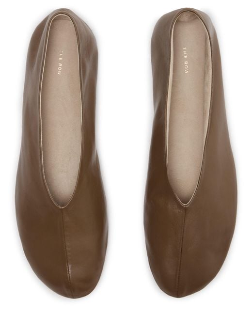 The Row Brown Slippers Stella