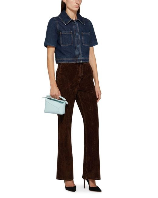 Loewe mini cheap puzzle blue
