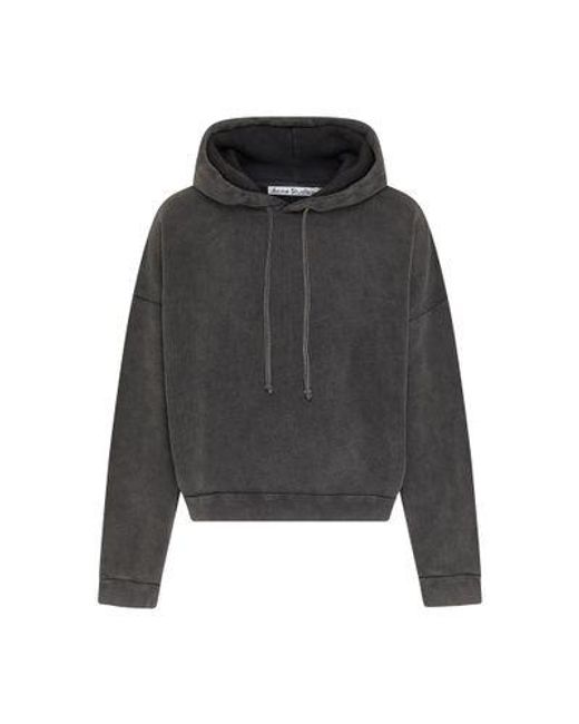 Acne Gray Hooded Sweatshirt for men