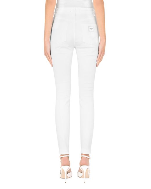 Dolce & Gabbana White Audrey Jeans