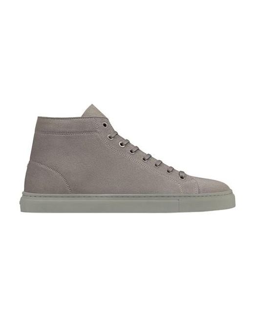 ETQ Amsterdam Gray Ht 01 Premium Suede Sneakers for men