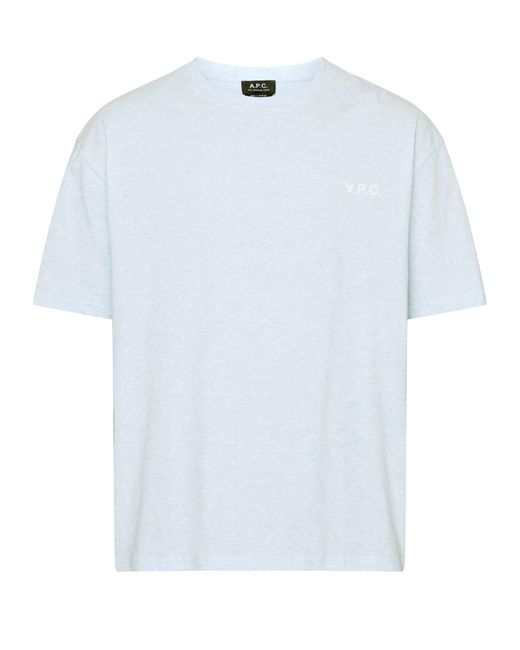A.P.C. Blue New Joachim Short-sleeved T-shirt for men