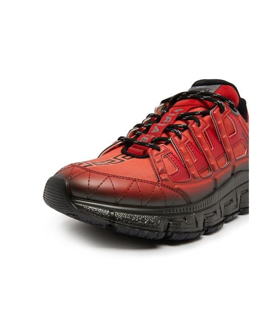 Versace Red Trigreca Sneakers for men
