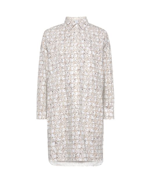 Max Mara White Mini Shirt Dress Bevanda