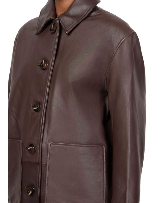 Soeur Brown Vincenzo Leather Jacket