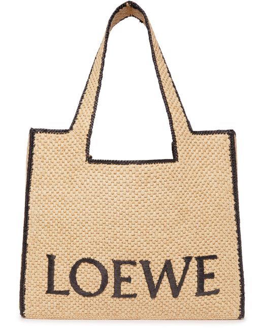 Loewe Natural Large Tote Bag With Logo