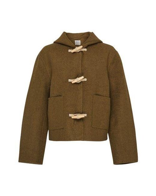 Totême Duffle Jacket in Green Lyst