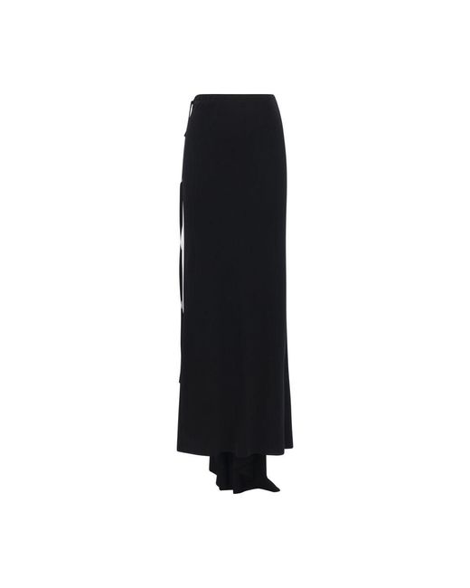 Ann Demeulemeester Black Vittoria X-long Flared Skirt