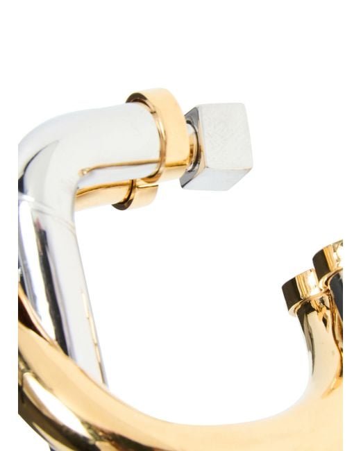 Jacquemus Metallic The Doppio Earrings