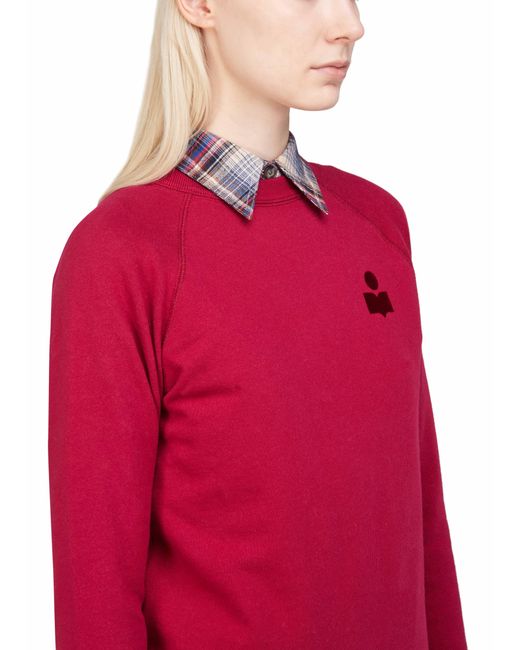 Isabel Marant Red Milla Sweatshirt