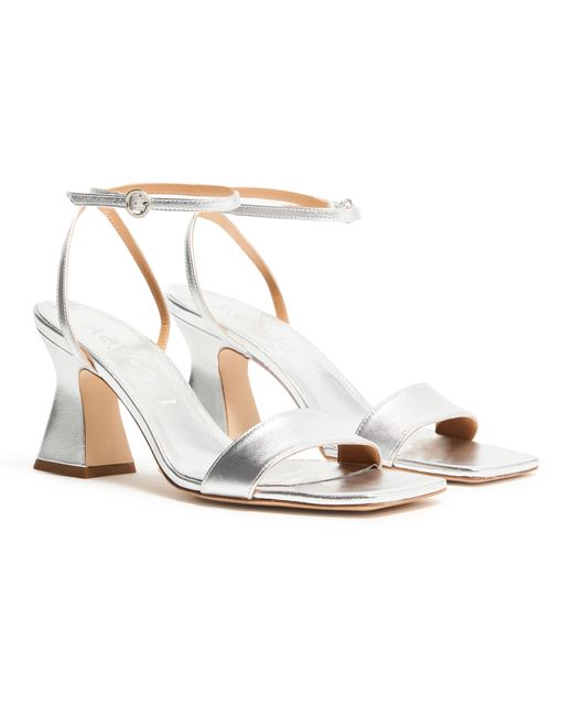 Sandales Fenna En Cuir Nappa Laminé Aeyde en coloris White