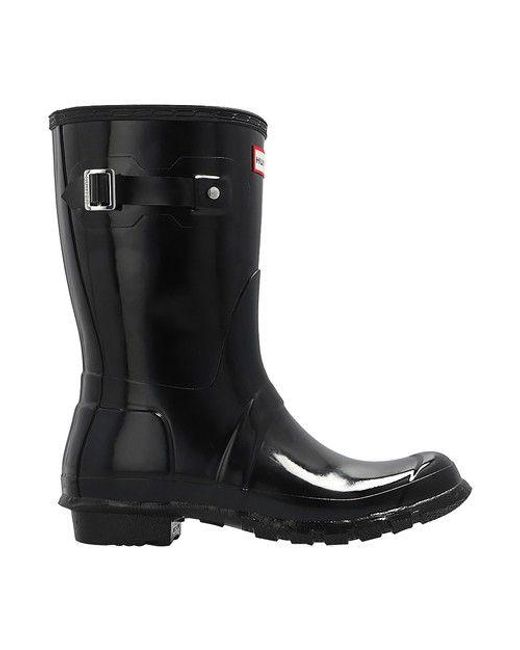 hunter original short rain boots mens