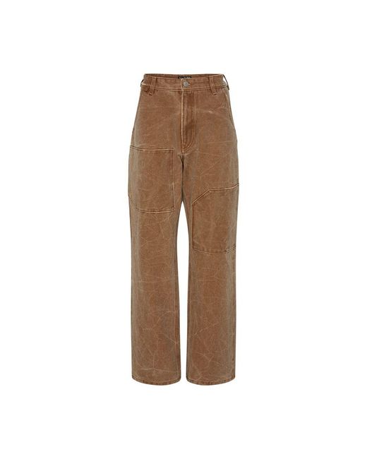Acne Brown Straight Pants