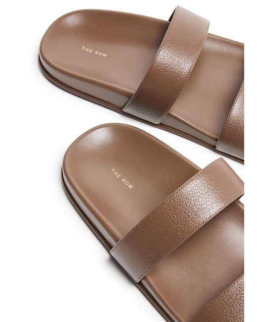 The Row Brown Hugh Sandals