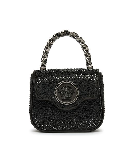 Versace Black Mini Top Handle Bag