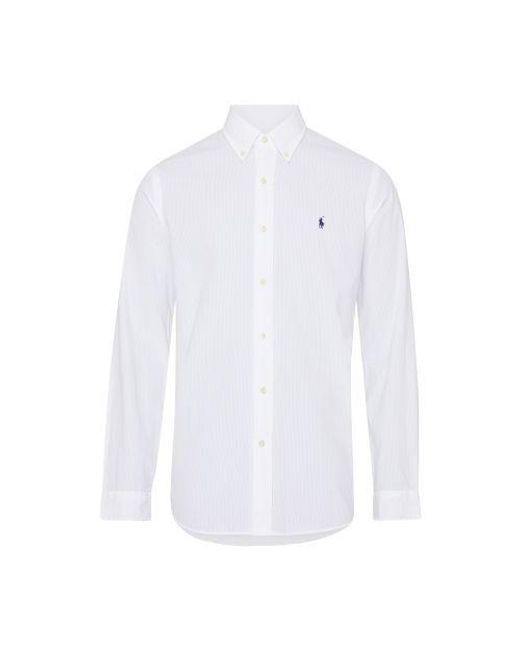 Polo Ralph Lauren Long Casual Shirt in White for Men | Lyst