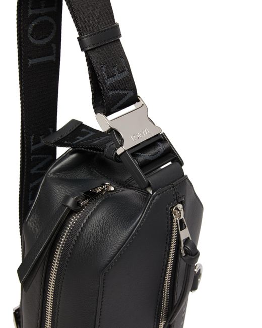 Loewe Black Convertible Sling Bag for men