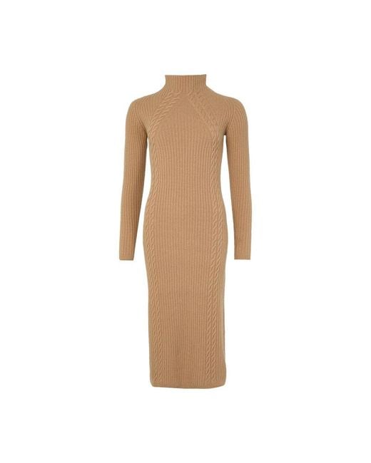 Max Mara Natural Zella Knitted Dress
