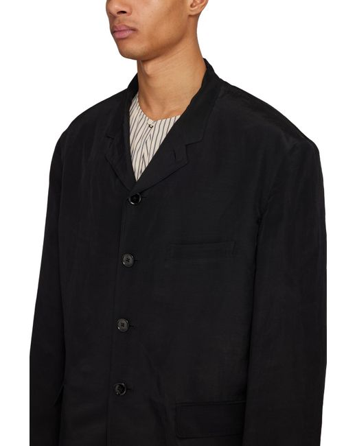 Lemaire Cropped Jacket in Black for Men | Lyst Canada
