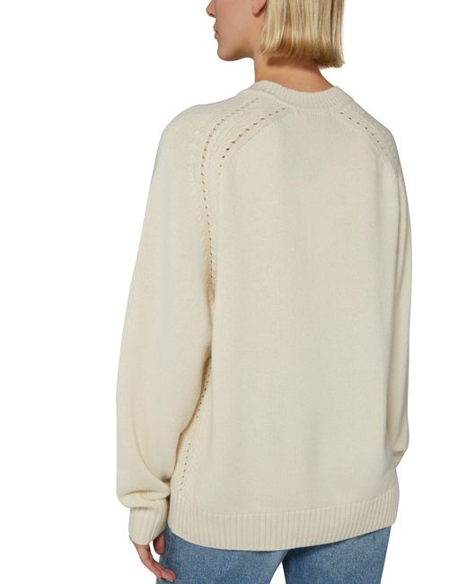 Chloé White Round-neck Sweater