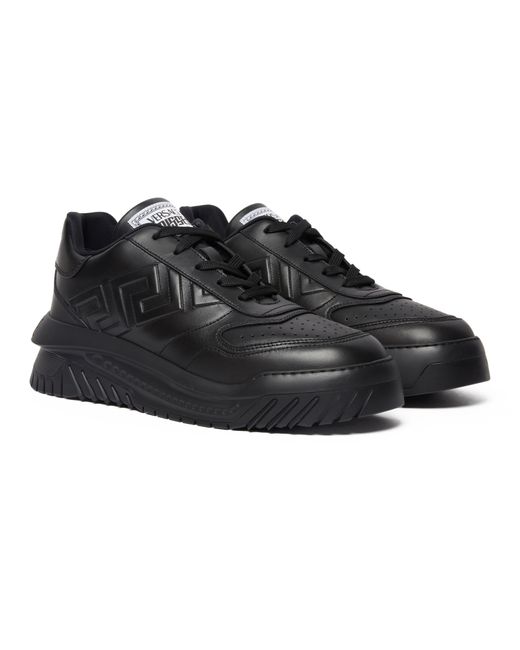 Versace Black Greca Odissea Sneakers for men
