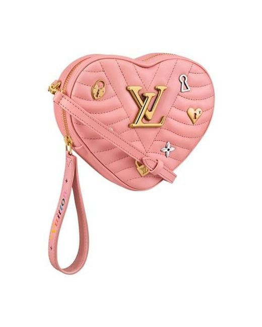 Louis Vuitton Pink New Wave Heart Bag