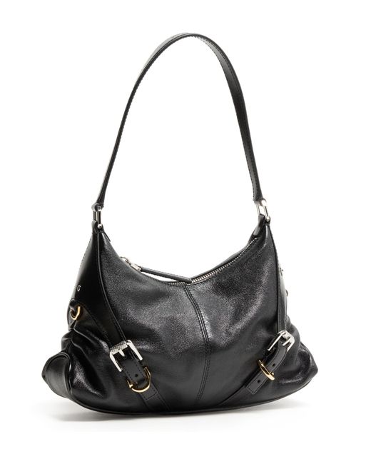 Givenchy Black Harnisch-Schultertasche Voyou