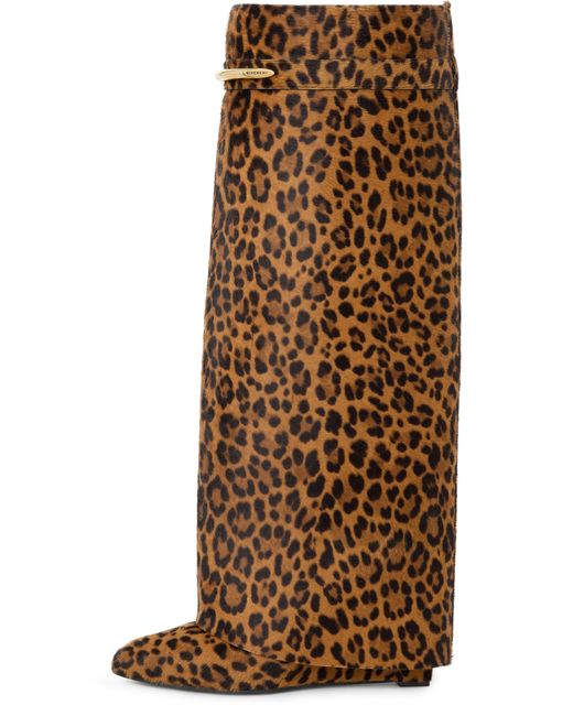 Givenchy Brown Shark Pinch Boots