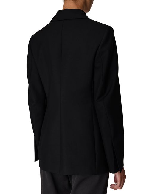 Rohe Black Double-Breasted Blazer