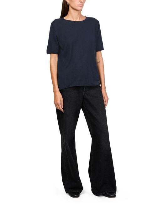 Lisa Yang Blue Ari Short Sleeves T-Shirt