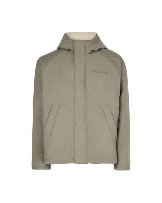 Canada Goose Green Alberni Reversible Fleece Aviator Jacket for men