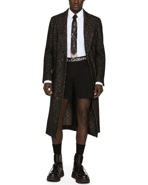 Dolce & Gabbana Black Two-Way Stretch Cotton Boxer Shorts for men