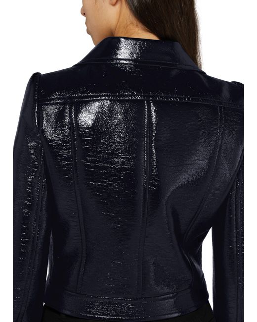 Courreges Blue Re-Edition Vinyljacke