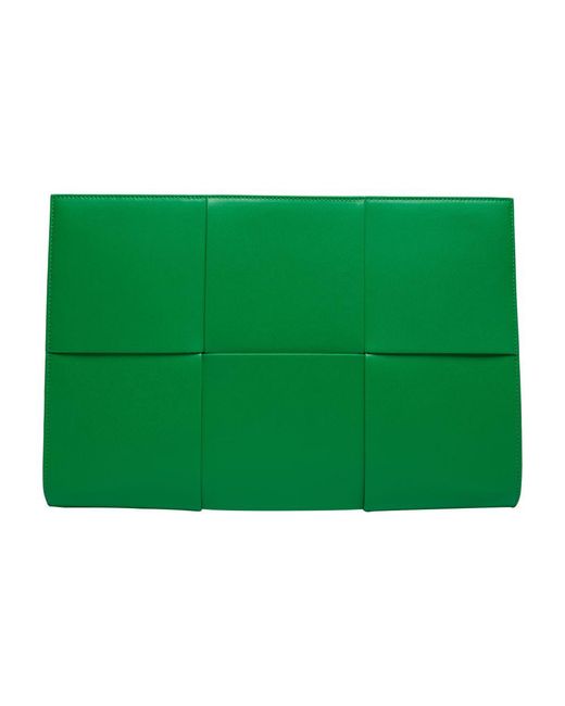 Bottega Veneta Green Arco Briefcase for men