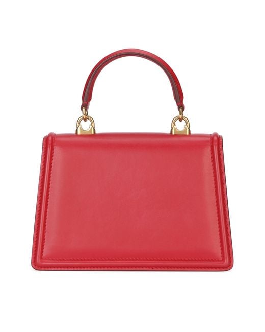 Dolce & Gabbana Red Kleine Tasche Devotion mit Tragegriff