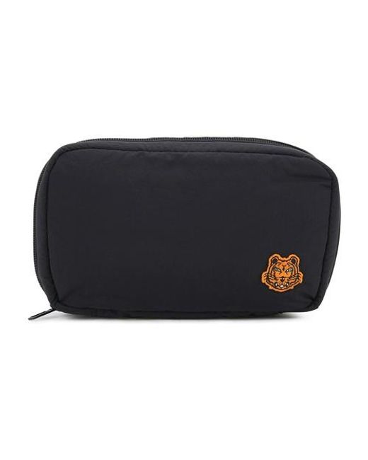 KENZO Tiger Crest Shoulder Bag in Black for Men Lyst