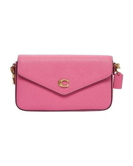 COACH Leather Wyn Crossbody Bag in b4_petunia (Pink) | Lyst Australia