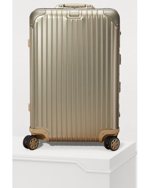 オーディオ機器 ヘッドフォン RIMOWA Topas Titanium Multiwheel Electronic Tag Luggage - 67l | Lyst