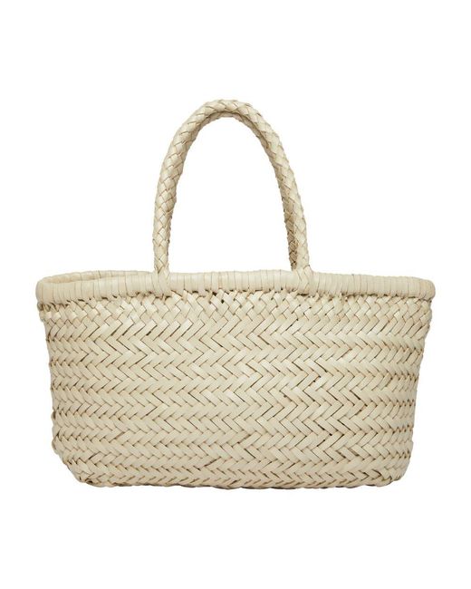 Dragon Diffusion Metallic Flat Gora Mini Handbag