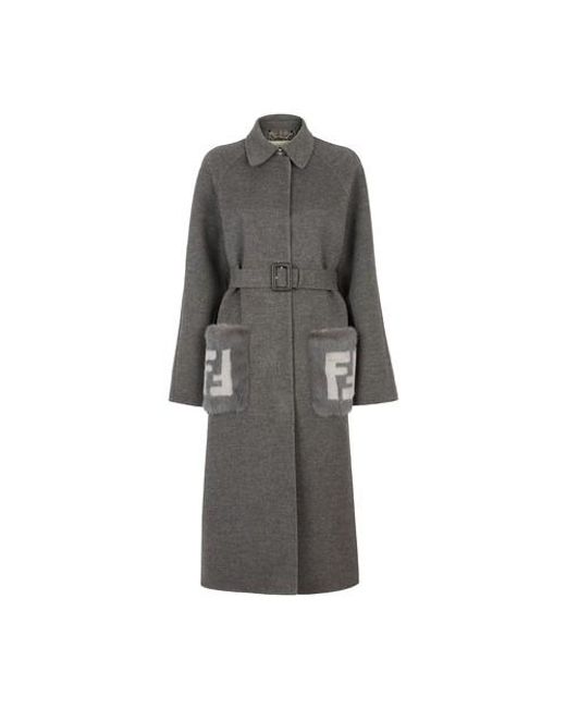 Fendi Gray Coat