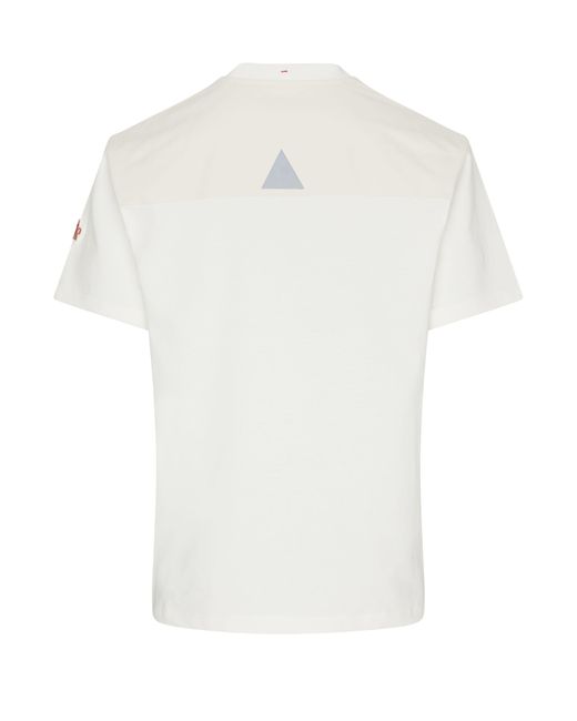 3 MONCLER GRENOBLE White Short-sleeved T-shirt for men