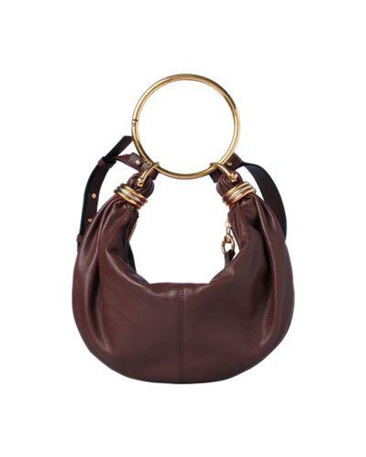 Chloé Brown Bracelet Hobo Bag
