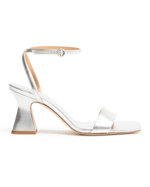 Sandales Fenna En Cuir Nappa Laminé Aeyde en coloris White