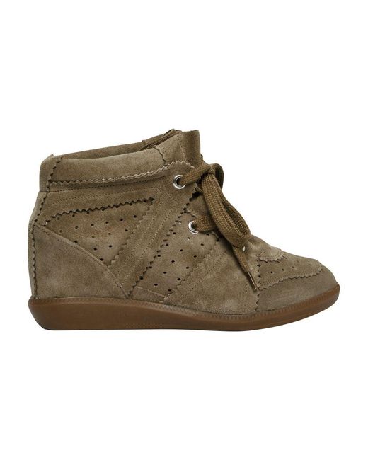 Isabel Marant Green Bobby Sneakers