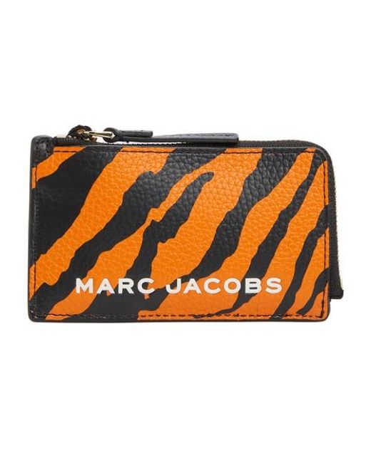 Marc Jacobs Orange Small Top Zip Wallet