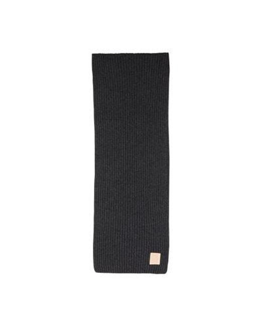 Loewe Black Cashmere Scarf